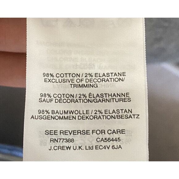 Madewell Denim Frayed Jean Skirt Size 25 Style# J2735 #V1 - Picture 8 of 8